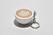 Latte Temalı Tıklanabilir Anahtarlık resmi