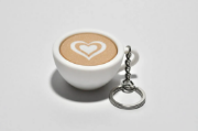 Latte Temalı Tıklanabilir Anahtarlık resmi