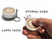 Latte Temalı Tıklanabilir Anahtarlık resmi