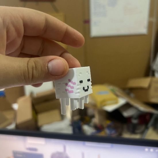 Minecraft Temalı Ghast Anahtarlık resmi