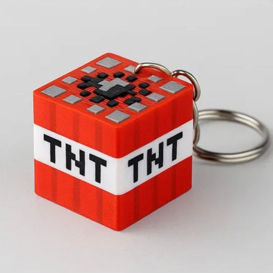 Minecraft Temalı TNT Anahtarlık resmi